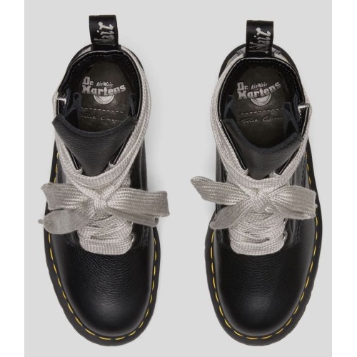 Dr Martens 1460 Jumbo Black Lace X Rick Owens Strobe Quad Sole