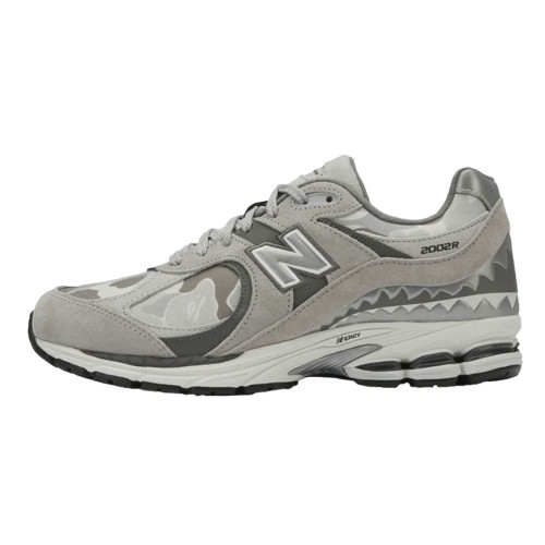 New Balance 2002R Grey Camo (Экозамша)