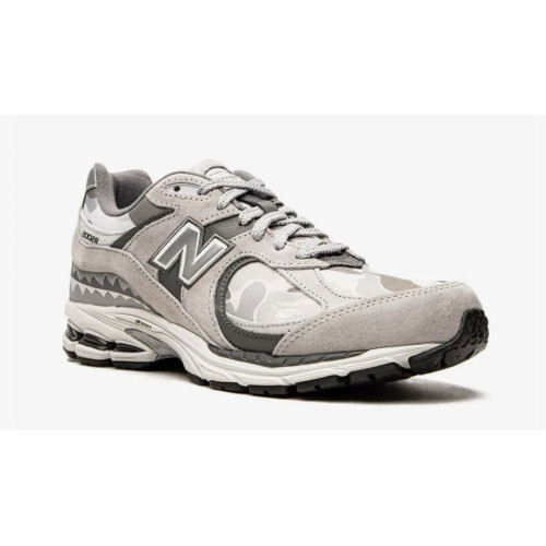 New Balance 2002R Grey Camo (Экозамша)