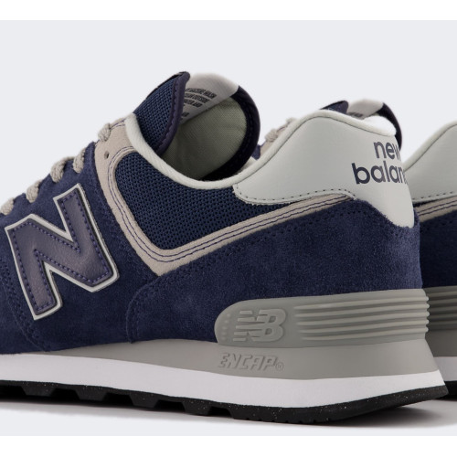 New Balance 574 Blue (Экозамша) Арт 1