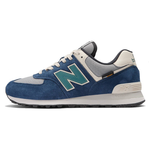 New Balance 574 Blue (Экозамша) Арт S12