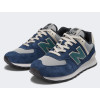 New Balance 574 Blue (Экозамша) Арт S12