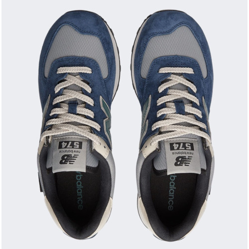 New Balance 574 Blue (Экозамша) Арт S12