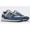 New Balance 574 Blue (Экозамша) Арт S12