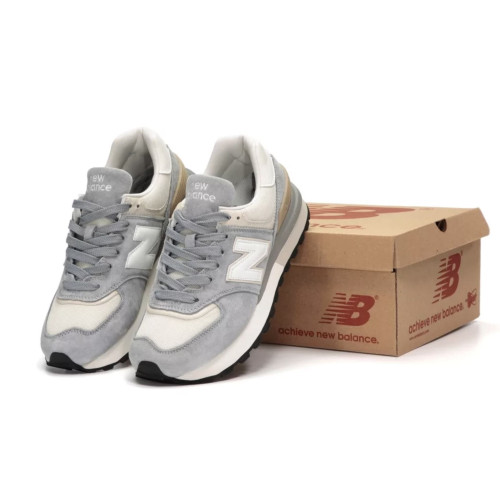 New Balance 574 Grey (Экозамша) Арт S11