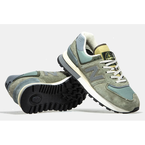 New Balance 574 Stone Island Grey (Экозамша) Арт S10