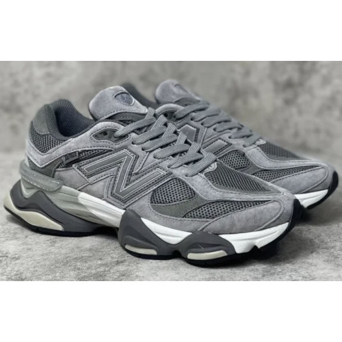 New Balance 9060 Dark Grey (Экозамша)