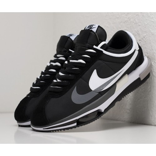 Nike Cortez X Sacai 4.0 Black (Черные)