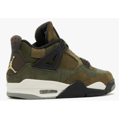 Nike Air Jordan 4 Retro Undefeated x Olive Black (Хаки)