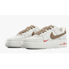 Nike Air Force 1 07 Low White Brown (Экокожа)