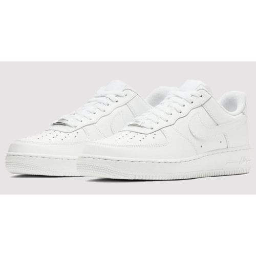 Nike Air Force 1 Low All White (Экокожа)