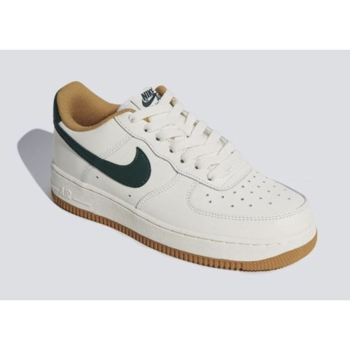 Nike Air Force 1 Low White Green (Экокожа)