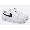 Nike Air Force Low Black White (Экокожа)