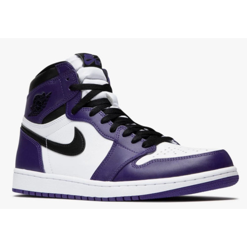 Nike Air Jordan Retro 1 Court Purple (Экокожа)