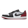 Nike Air Jordan Retro 1 Low Black White (Экокожа)