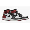 Nike Air Jordan Retro 1 Mid Black White (Экокожа)