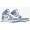 Nike Air Jordan Retro 1 Mid Hyper Royal (Экокожа)