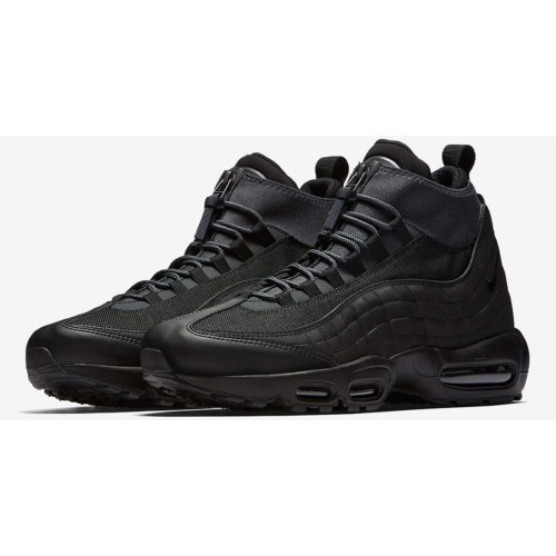 Nike Air Max 95 Sneakerboot (Черные) Кожа