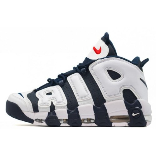 Nike Air More Uptempo 96 (Синие) Замша