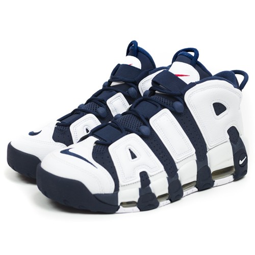 Nike Air More Uptempo 96 (Синие) Замша