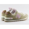 New Balance 574 (Бежевые с розовым)