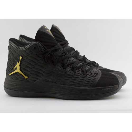Nike Air Jordan (Черные с золотым значком)