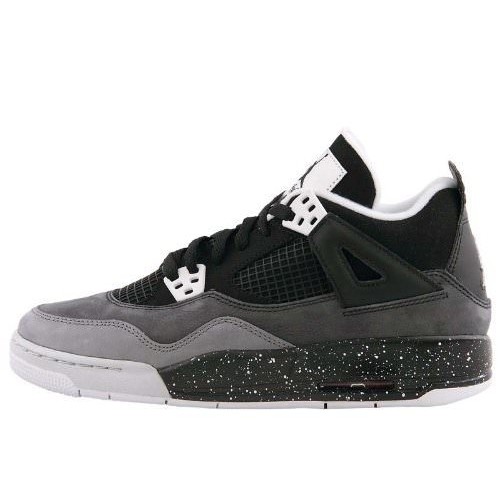 Nike Air Jordan 4 (Черные с серым)