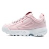 Fila Disruptor 2 (Розовые с белым) Кожа	