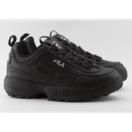 Fila Disruptor 2 (Черные полностью) кожа	