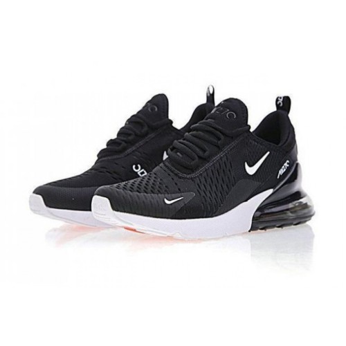 Nike Air Max 270 (Черные с белой подошвой)