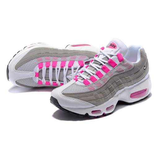 Nike Air Max 95 (Серые с розовым)