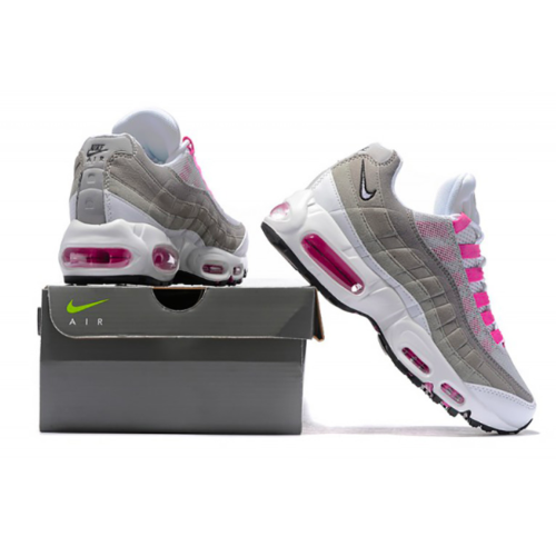 Nike Air Max 95 (Серые с розовым)