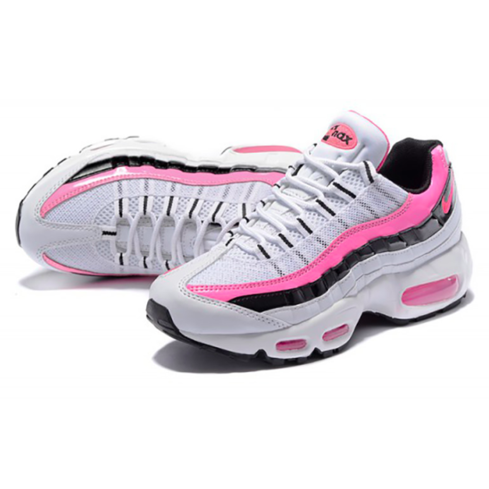 Nike air max 95 white and pink online