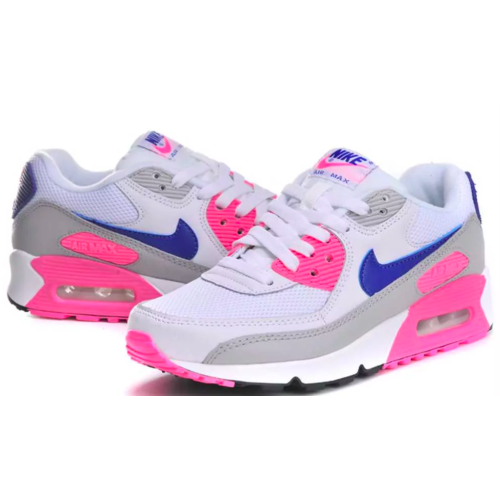 Nike Air Max 90 (Белые с розовым)