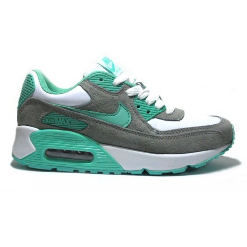 Nike Air Max 90 (Серые с зеленым)