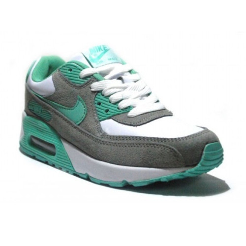 Nike Air Max 90 (Серые с зеленым)