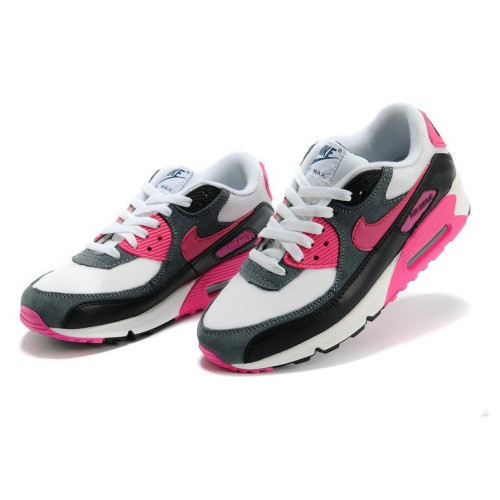 Nike Air Max 90 (Серые с розовым)