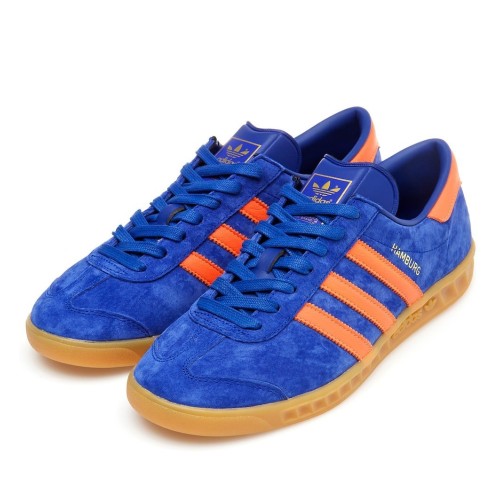 Adidas Hamburg (Синие с оранжевым)