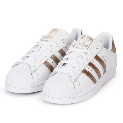 Adidas Superstar (Белые с золотым)