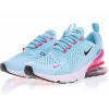 Nike Air Max 270 (Голубые с розовым)