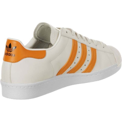 Adidas Superstar (Белые с оранжевым)