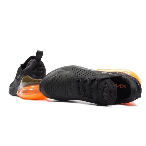 Nike Air Max 270 (Черные с оранжевым)