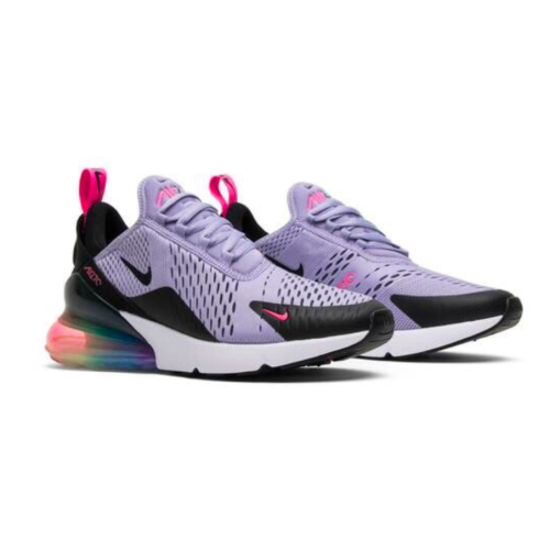 Nike Air Max 270 (Фиолетовые с белым)
