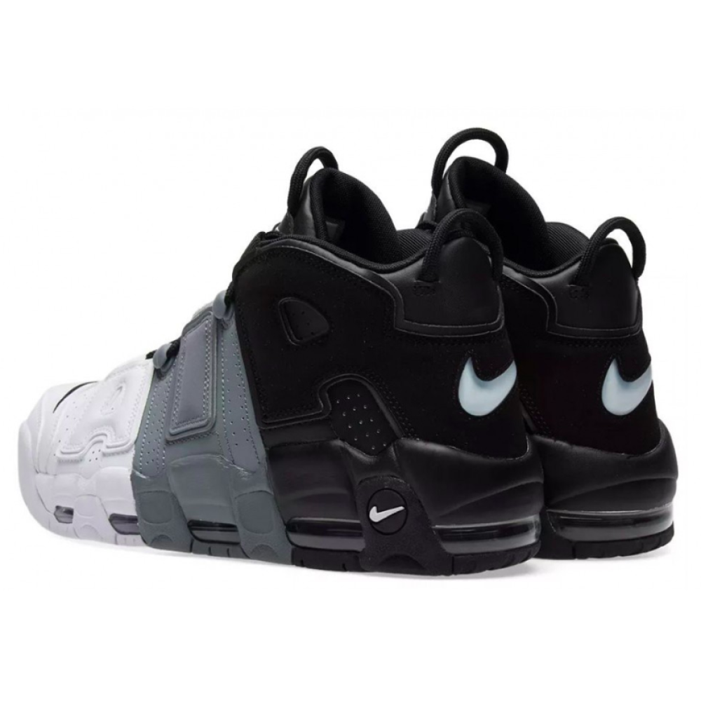 Air uptempo black grey white shop
