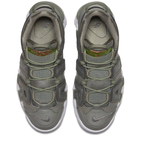 Nike Air More Uptempo 96 (Хаки с белым)
