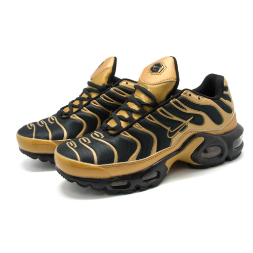 Nike Air Max TN Plus (Черные с золотым)