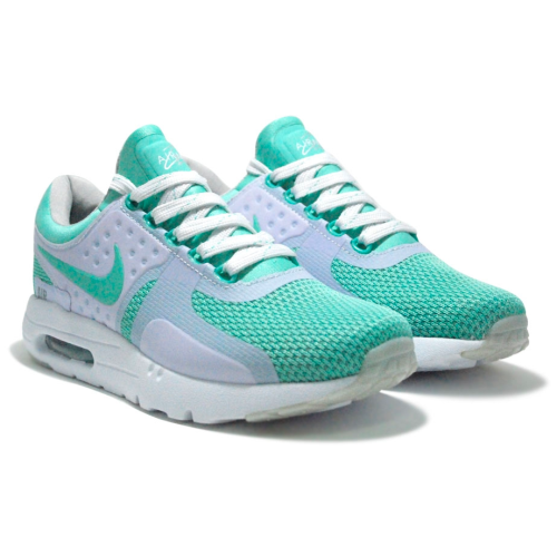 Nike Air Max Zero (Белые с зеленым)