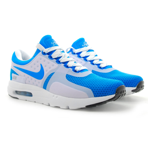 Nike Air Max Zero (Белые с голубым)