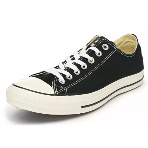 Converse All Star (Низкие черные с белым)