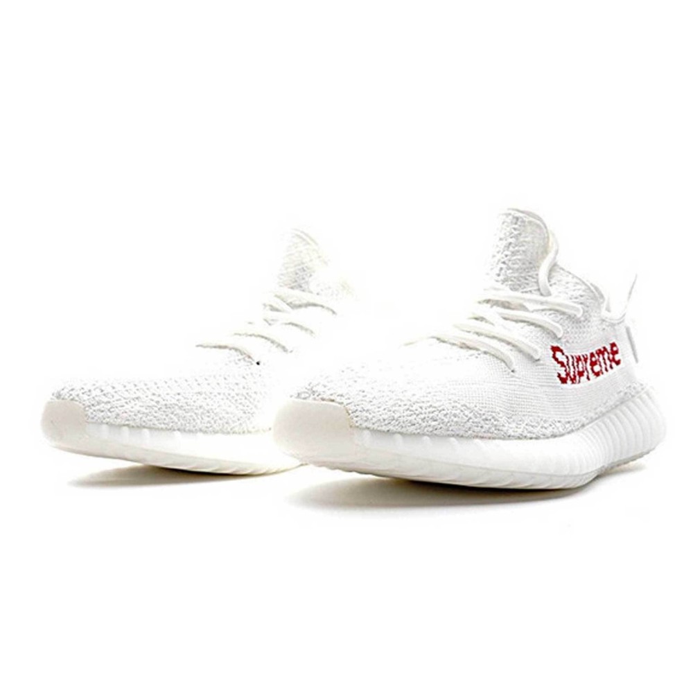 Yeezy 350 cheap supreme white